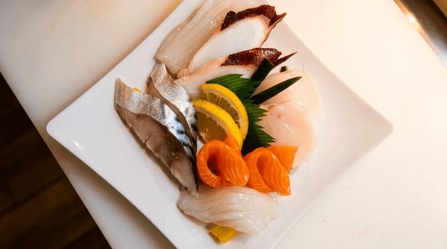 Sashimi Plate.