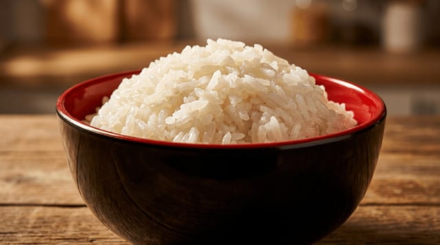 Steamed Rice.