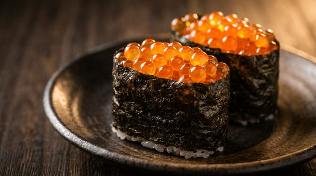 Ikura (Salmon Roe).